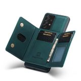 Kožený kryt DG.MING pro Samsung Galaxy A73 5G - Zelená