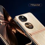 Pryžový kryt Pocket GKK na Huawei P50 - Zlatá