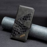 Peneženkové kožené pouzdro CROCODILE na Samsung Galaxy A13 - Černá