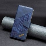Peneženkové kožené pouzdro CROCODILE na Samsung Galaxy A33 5G - Modrá