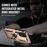 Kryt Magnetic Holder Armor Shockproof pro Samsung Galaxy A73 5G - Zlatá