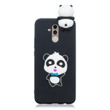 Gumový 3D kryt pro Huawei Mate 20 Lite - Blue Bow Panda