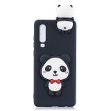 Gumový 3D kryt pro Huawei P30 - Red Bow Panda