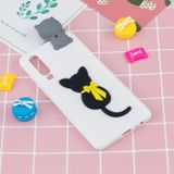 Gumový 3D kryt pro Huawei P30 - Little Black Cat