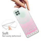 Gumový 3D kryt pro Samsung Galaxy A03 - Gradientní růžová