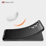 Gumový kryt BRUSHED pro Samsung Galaxy A23 5G - Černá