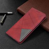 Peněženkové pouzdro na Samsung Galaxy S20 - Rhombus - červená