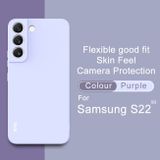 Gumový kryt IMAK na Samsung Galaxy S22 5G - Fialová