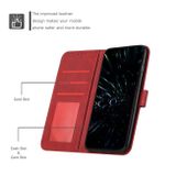 Peneženkové kožené pouzdro BUCKLE na Samsung Galaxy A33 5G - Červená