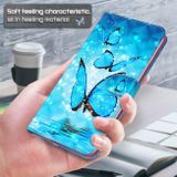 Peneženkové 3D pouzdro PAINTING na Samsung Galaxy A13 - Three Butterflies