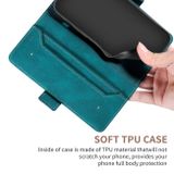 Peňeženkové kožené pouzdro STITCHING pro Xiaomi Mi 11T / 11T Pro – Tmavě zelená