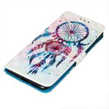 Peněženkové pouzdro 3D Painting Horizontal na Samsung Galaxy S20Color Drop Wind Chimes