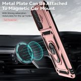 Kryt Magnetic Holder Armor pro Samsung Galaxy A73 5G - Růžové zlato