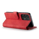 Peneženkové kožené pouzdro DG.MING na Samsung Galaxy A33 5G - Červená