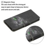 Peňeženkové kožené pouzdro COLORED na Samsung Galaxy A23 5G - Černá kočka