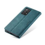 Peněženkové kožené pouzdro CaseMe Flip pro Samsung Galaxy A73 5G - Modrá