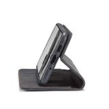 Peněženkové kožené pouzdro CaseMe Flip pro Samsung Galaxy A73 5G - Černá