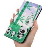 Peneženkové 3D pouzdro PAINTED na Oppo A54 5G - Bamboo Panda