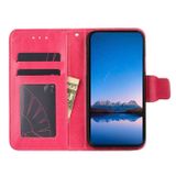 Peňeženkové kožené pouzdro CRYSTAL na Samsung Galaxy A23 5G - Ružově červená