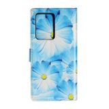 Peněženkové pouzdro Colored Drawing Marble na Samsung Galaxy S20 -Orchid