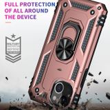 Ring Holder kryt Shockproof pro iPhone 14 – Růžově zlatá
