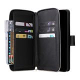 Multifunkční peněženkové pouzdro ZIPPER pro Samsung Galaxy A23 5G - Černá