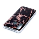 Gumový kryt na Samsung Galaxy  A30 - Plating Marble Pattern -Black Gold