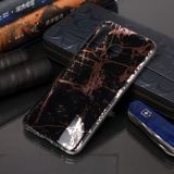 Gumový kryt na Samsung Galaxy  A30 - Plating Marble Pattern -Black Gold