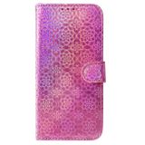 Peněženkové 3D pouzdro COLORFUL pro Samsung Galaxy A23 5G - Růžová