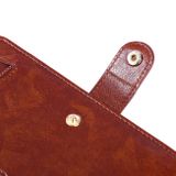 Peněženkové kožené pouzdro Zipper Bag na Honor 70 - Růžové zlato