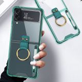 Ring Holder kryt GKK Protective pro Samsung Galaxy Z Flip4 - Zelená