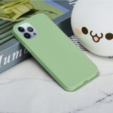 Gumový kryt SILICONE na iPhone 14 Pro - Mint Green