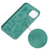 Gumový kryt SILICONE na iPhone 14 Pro - Pine Needle Green