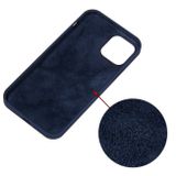Gumový kryt SILICONE na iPhone 14 Pro - Midnight Blue