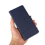 Peněženkové kožené pouzdro CROSS pro Samsung Galaxy A03 - Tmavě modrá
