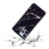 Gumový kryt MARBLE na iPhone 14 Pro - Černá