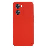 Pryžový kryt Pure Color na Oppo A57/A57s - Červená