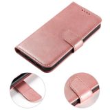 Peňeženkové kožené pouzdro Calf Texture pro iPhone 14 - Růžově zlatá