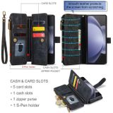 Multifunkční peněženkové pouzdro CaseMe na Samsung Galaxy Z Fold5 - Černá