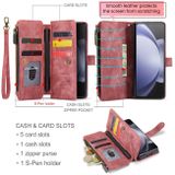 Multifunkční peněženkové pouzdro CaseMe na Samsung Galaxy Z Fold5 - Červená
