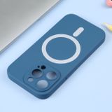 Gumový kryt SILICONE na iPhone 14 Pro Max - Modrá
