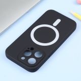 Gumový kryt SILICONE na iPhone 14 Pro Max - Černá