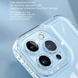 Plastový kryt Shinning Diamond pro iPhone 14 – Průsvitná