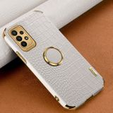 Kryt Ring Holder CROCODILE pro Samsung Galaxy A23 5G - Bílá