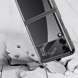 Plastový kryt GKK Electroplating pro Samsung Galaxy Z Flip4 - Průhledná