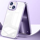 Pryžový kryt Crystal na iPhone 13 Mini - Light Purple