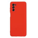 Gumový kryt PURE COLOR pro Motorola Moto G62 5G - Červená