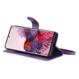Peněženkové pouzdro na Samsung Galaxy S20 - Solid Color -fialová