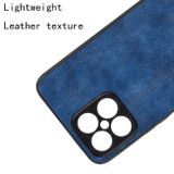 Kožený kryt SEWING pro Honor X8 4G  - Modrá