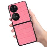 Plastový kryt BAMBOO na Huawei P50 Pocket - Růžová